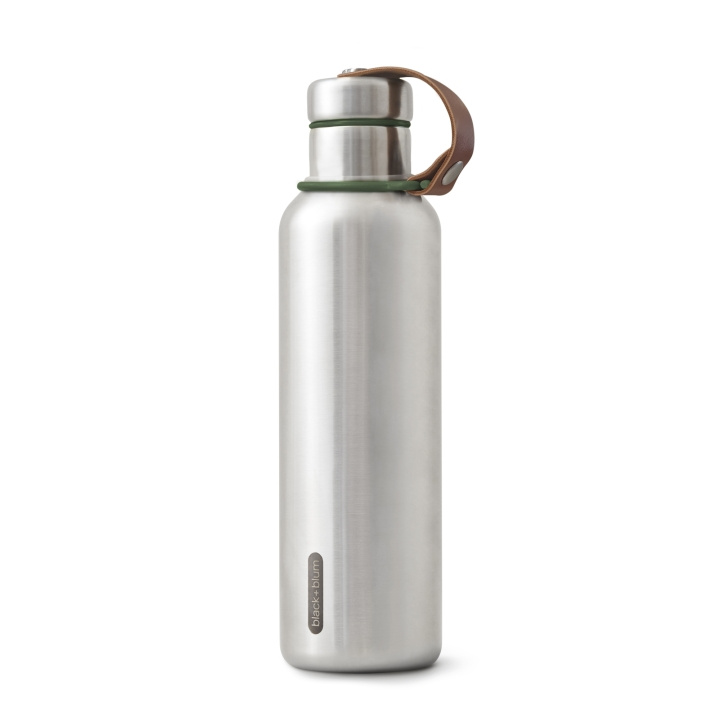 Steel Thermo bottle B+B Large 750 ml Oliv in the group Sport, leisure & Hobby / Outdoor recreation / Thermoses & Water Bottles at TP E-commerce Nordic AB (C24810)