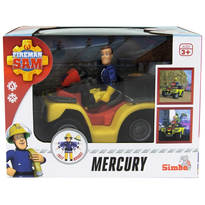 Simba Toys Brandman Sam Fyrhjulingen Mercury in the group TOYS, KIDS & BABY PRODUCTS / Toys / Toy cars at TP E-commerce Nordic AB (C24928)