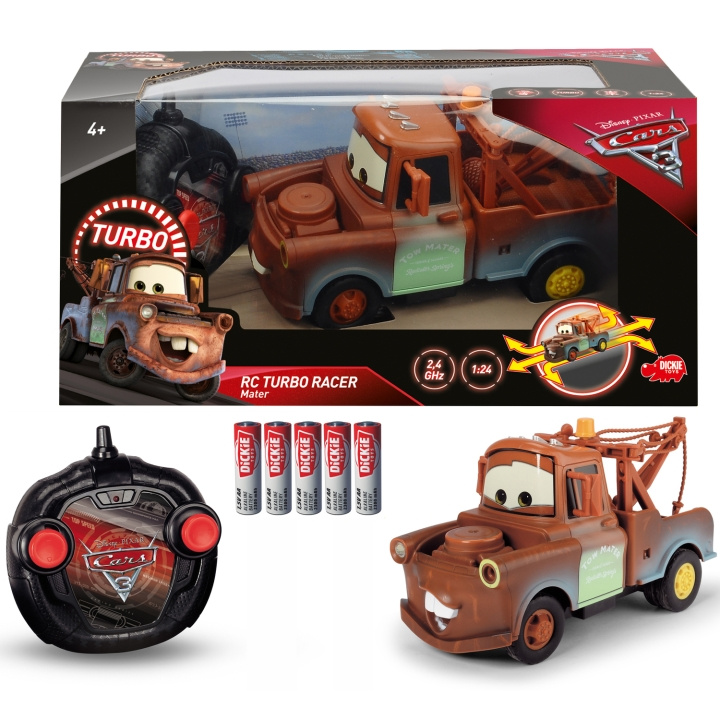 Jada Toys Disney Bilar 3 Radiostyrd Bärgarn Turbo Racer 1:24 in the group TOYS, KIDS & BABY PRODUCTS / Toys / Toy cars at TP E-commerce Nordic AB (C24931)