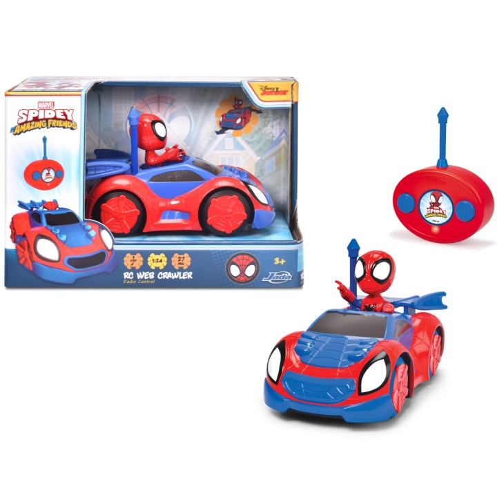Jada Toys Marvel Spidey Radiostyrd bil in the group TOYS, KIDS & BABY PRODUCTS / Radio controlled / RC cars at TP E-commerce Nordic AB (C24935)