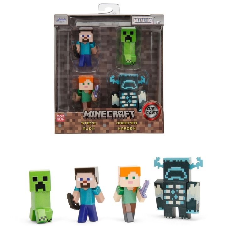 Jada Toys Minecraft 4-Pack Nanofigurer in the group TOYS, KIDS & BABY PRODUCTS / Toys / Toys at TP E-commerce Nordic AB (C24936)
