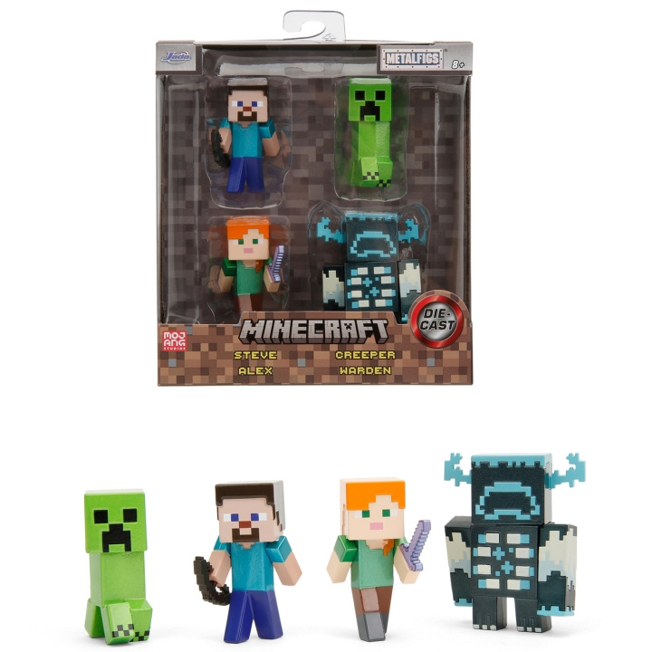 Jada Toys Minecraft 4-Pack Nanofigurer in the group TOYS, KIDS & BABY PRODUCTS / Toys / Figures, Miniatures & accessories at TP E-commerce Nordic AB (C24936)