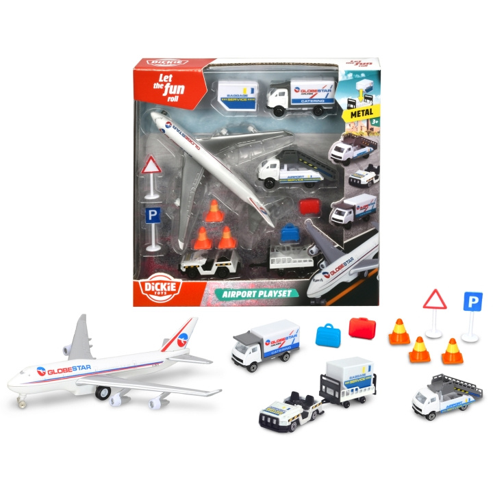 Dickie Flygplats Lekset in the group TOYS, KIDS & BABY PRODUCTS / Toys / Toy cars at TP E-commerce Nordic AB (C24944)