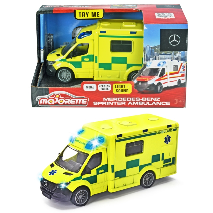 Majorette Mercedes-Benz Sprinter Svensk Ambulans in the group TOYS, KIDS & BABY PRODUCTS / Toys / Toy cars at TP E-commerce Nordic AB (C24947)