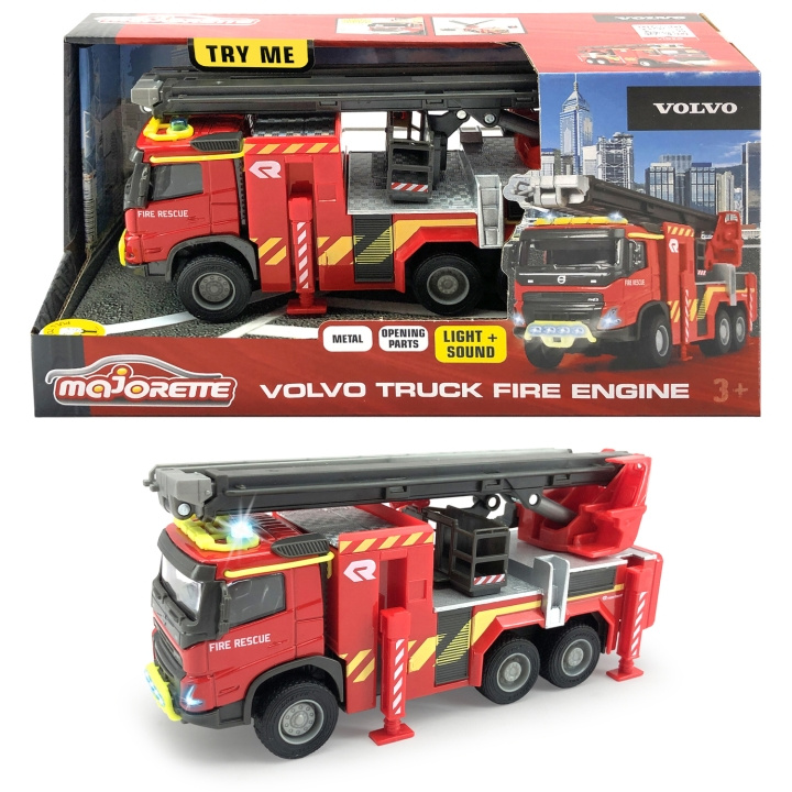 Majorette Volvo Brandbil in the group TOYS, KIDS & BABY PRODUCTS / Toys / Toy cars at TP E-commerce Nordic AB (C24948)