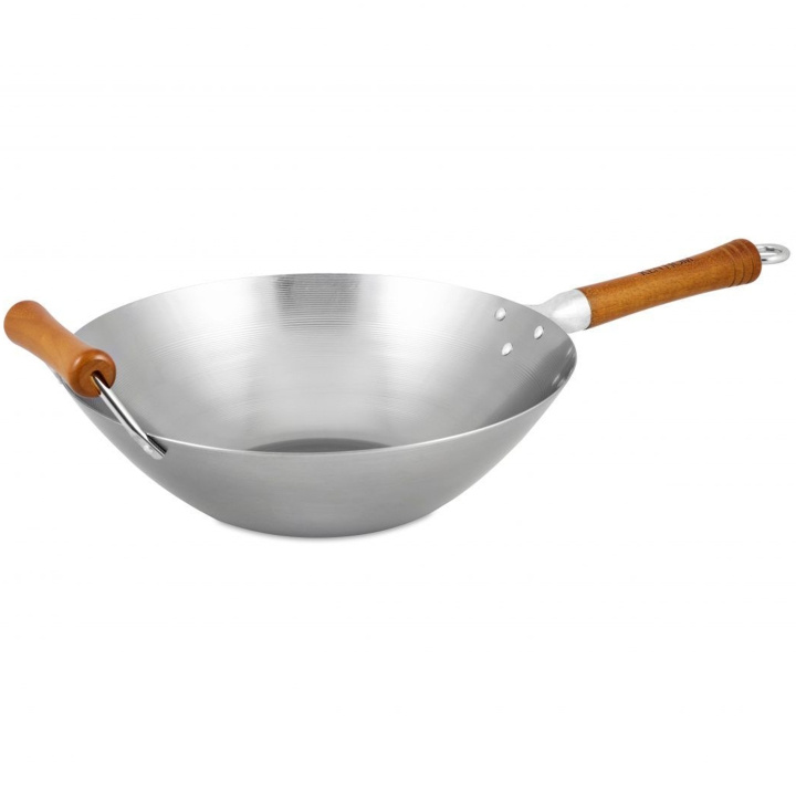 Ken Hom Wok Excellence Carbon Ken Hom Ø 32 cm Kolstål in the group HOME, HOUSEHOLD & GARDEN / Kitchen utensils / Frying pans at TP E-commerce Nordic AB (C24978)