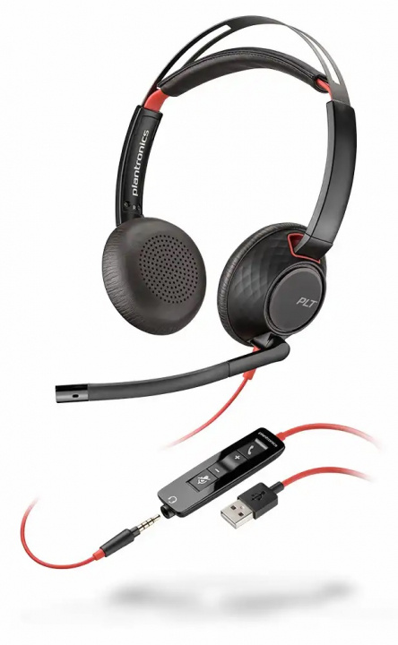 Poly, Blackwire C5220, Stereo, USB-A in the group COMPUTERS & PERIPHERALS / Computer accessories / Headset at TP E-commerce Nordic AB (C25130)