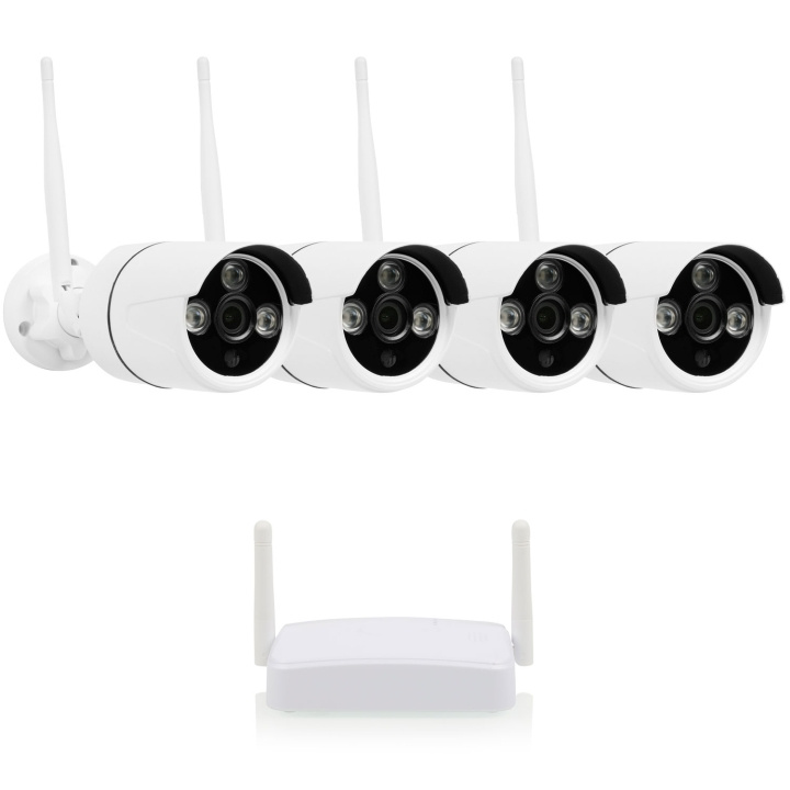 Smartwares Trådlöst kamerasystem 4 kameror 1080p HDMI + app in the group HOME, HOUSEHOLD & GARDEN / Alarm & Security / Security cameras / Digital (Network) / Indoor cameras at TP E-commerce Nordic AB (C25286)