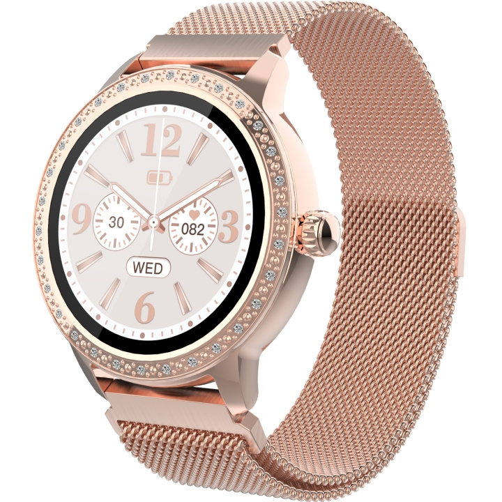 Denver SW-360RO Smartklocka med hjärtfrekvens-sensor Rose in the group Sport, leisure & Hobby / Smartwatch & Activity trackers / Smartwatches at TP E-commerce Nordic AB (C25287)