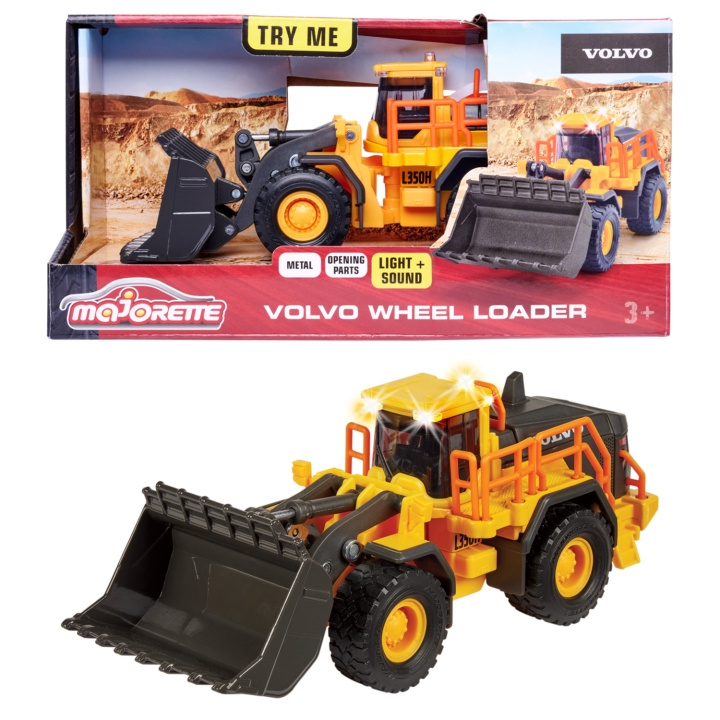 Majorette Volvo L350H Hjullastare in the group TOYS, KIDS & BABY PRODUCTS / Toys / Toy cars at TP E-commerce Nordic AB (C25288)