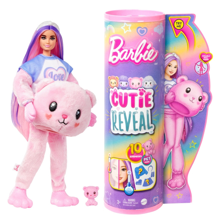 Barbie Cutie Reveal Barbie Cozy Teddy Tee in the group TOYS, KIDS & BABY PRODUCTS / Toys / Docks & Accessories at TP E-commerce Nordic AB (C25306)