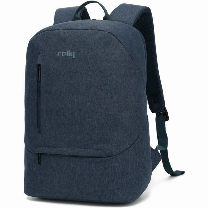 Celly Daypack Ryggsäck för laptop 16 Blå in the group COMPUTERS & PERIPHERALS / Laptops & accessories / Computer bags / Up to 17 inches at TP E-commerce Nordic AB (C25311)