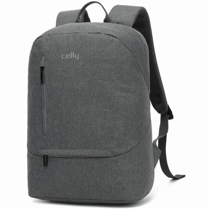 Celly Daypack Ryggsäck för laptop 16 Grå in the group COMPUTERS & PERIPHERALS / Laptops & accessories / Computer bags / Up to 17 inches at TP E-commerce Nordic AB (C25312)