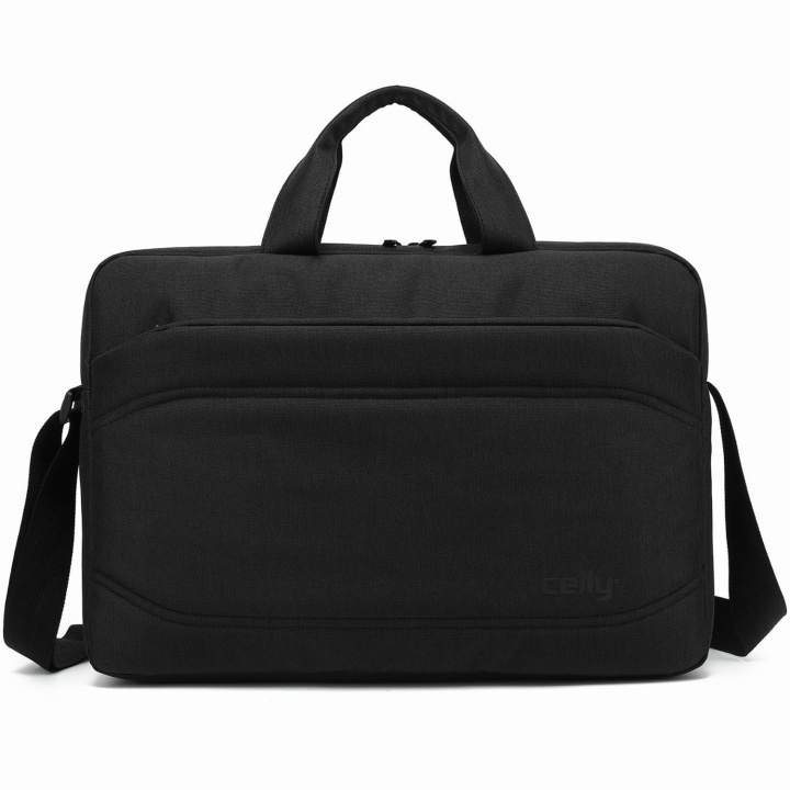 Celly Laptopväska 16 Svart in the group COMPUTERS & PERIPHERALS / Laptops & accessories / Computer bags / Up to 17 inches at TP E-commerce Nordic AB (C25313)