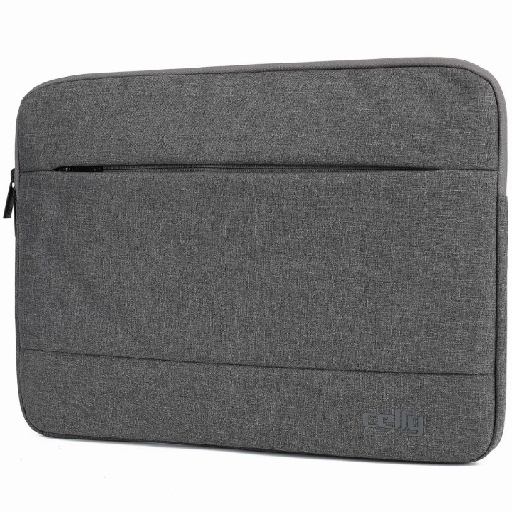Celly Sleeve för laptop 15,6 Grå in the group COMPUTERS & PERIPHERALS / Laptops & accessories / Computer bags / Up to 17 inches at TP E-commerce Nordic AB (C25318)