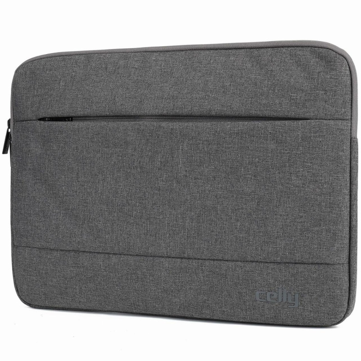 Celly Sleeve för laptop 15,6 Grå in the group COMPUTERS & PERIPHERALS / Laptops & accessories / Computer bags / Up to 17 inches at TP E-commerce Nordic AB (C25318)