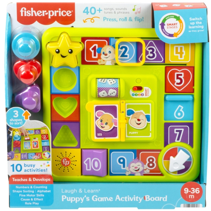 Fisher Price Roll & Spin Game Board in the group TOYS, KIDS & BABY PRODUCTS / Baby toys / Activity toys at TP E-commerce Nordic AB (C25333)