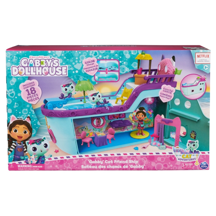 Gabbys Dollhouse Cat-Tastic Cruise Ship in the group TOYS, KIDS & BABY PRODUCTS / Toys / Play set at TP E-commerce Nordic AB (C25334)