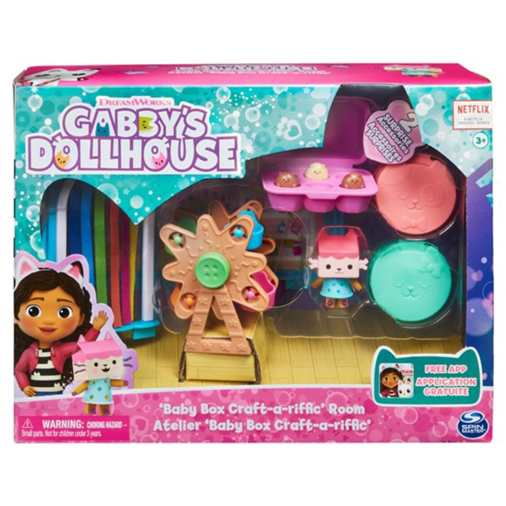 Gabbys Dollhouse Deluxe Room - Craft Room in the group TOYS, KIDS & BABY PRODUCTS / Toys / Docks & Accessories at TP E-commerce Nordic AB (C25339)