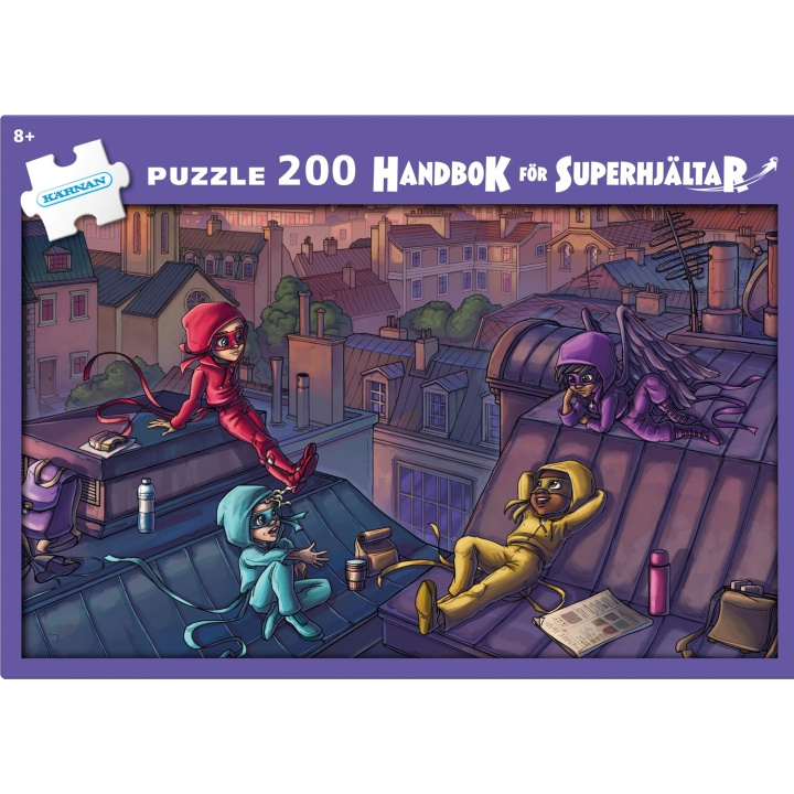 Kärnan Pussel 200 bitar Handbok för Superhjältar in the group TOYS, KIDS & BABY PRODUCTS / Toys / Kids puzzle at TP E-commerce Nordic AB (C25356)