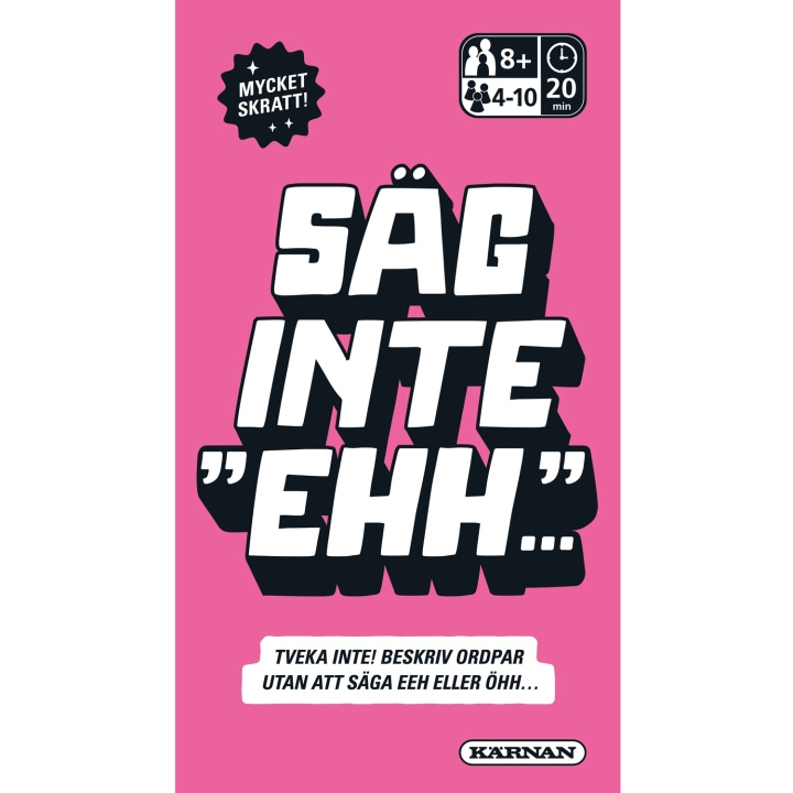 Kärnan Spel Säg inte hmm in the group TOYS, KIDS & BABY PRODUCTS / Games / Board games at TP E-commerce Nordic AB (C25359)
