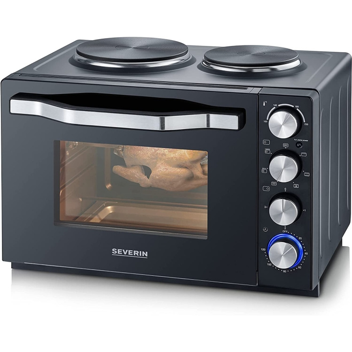 Severin Bänkspis med 2st plattor 30l 2500W TO2074 in the group HOME, HOUSEHOLD & GARDEN / Household appliances / Cooktops and Hot plates at TP E-commerce Nordic AB (C25365)