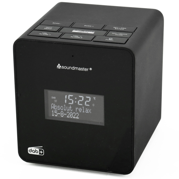 Soundmaster UR109SW Klockradio med inspelning för eget meddelande in the group HOME ELECTRONICS / Audio & Picture / Home cinema, Hifi & Portable / Radio & Alarm clocks / Clock radio at TP E-commerce Nordic AB (C25394)