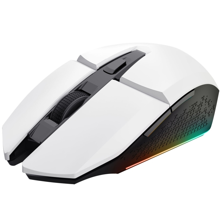 Trust GXT 110W Felox Illuminated Wireless Gaming mouse Vit in the group COMPUTERS & PERIPHERALS / Mice & Keyboards / Mice / Gaming at TP E-commerce Nordic AB (C25454)