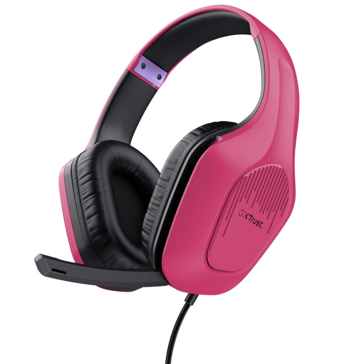 Trust GXT 415P Zirox Gaming Headset Rosa in the group COMPUTERS & PERIPHERALS / GAMING / Headset at TP E-commerce Nordic AB (C25458)