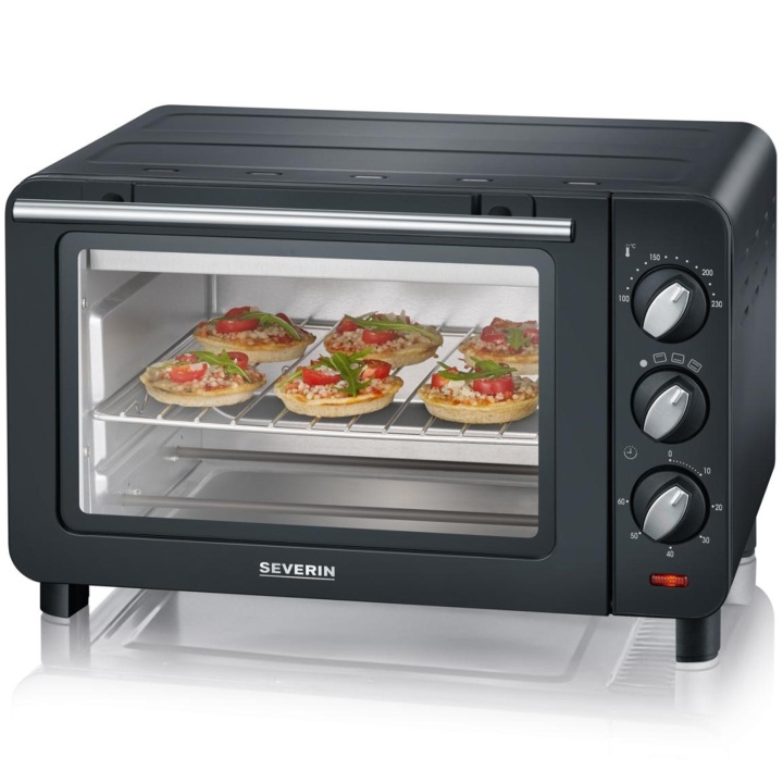 Severin Miniugn TO2042 14L Svart 1200Watt in the group HOME, HOUSEHOLD & GARDEN / Household appliances / Cooktops and Hot plates at TP E-commerce Nordic AB (C25467)