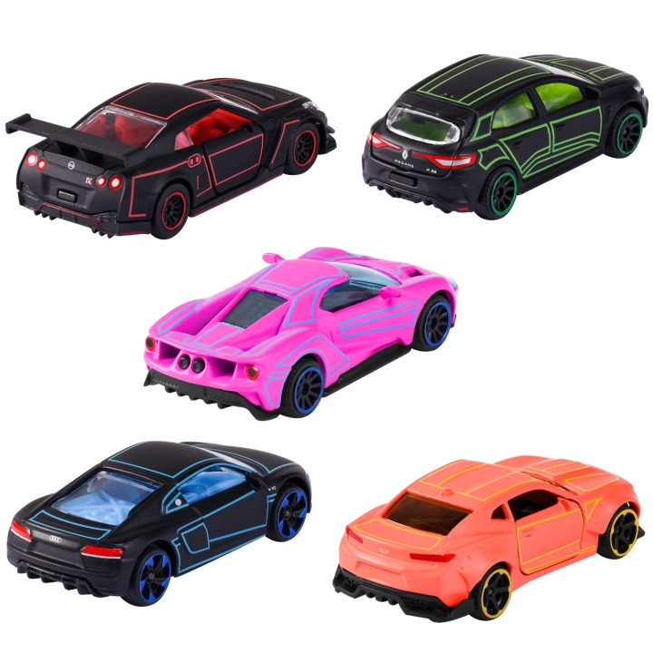 Majorette Light Racer 5-Pack Bilar Presentförpackning in the group TOYS, KIDS & BABY PRODUCTS / Toys / Toy cars at TP E-commerce Nordic AB (C25514)