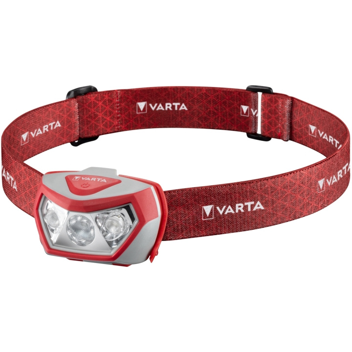 Varta Outdoor Sports H20 Pro Pannlampa 200 lm Röd in the group Sport, leisure & Hobby / Flashlights & Head lamps / Headlamps at TP E-commerce Nordic AB (C25558)