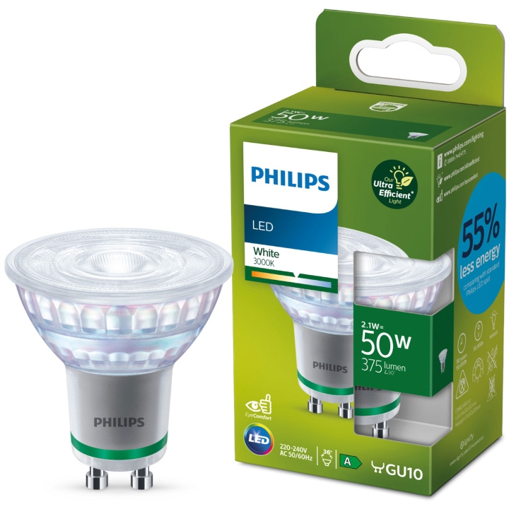 Philips LED GU10 Spot 50W 375lm Energiklass A in the group HOME ELECTRONICS / Lighting / LED lamps at TP E-commerce Nordic AB (C25635)