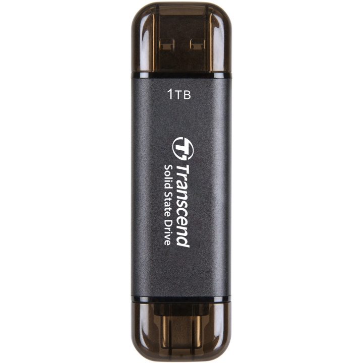 Transcend Portabel SSD ESD310C USB-C 1TB (R1050/W950) Svart in the group COMPUTERS & PERIPHERALS / Computer components / Harddrives / SSD at TP E-commerce Nordic AB (C25658)