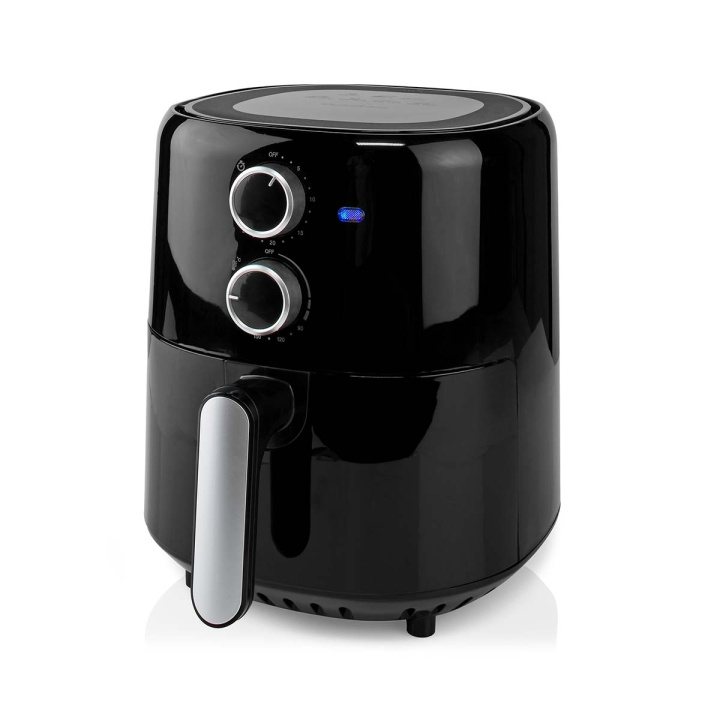 Nedis Hot Air Fryer | 3 l | Timer: 30 min | Analog | Black in the group HOME, HOUSEHOLD & GARDEN / Household appliances / Airfryers & Fryers at TP E-commerce Nordic AB (C25696)