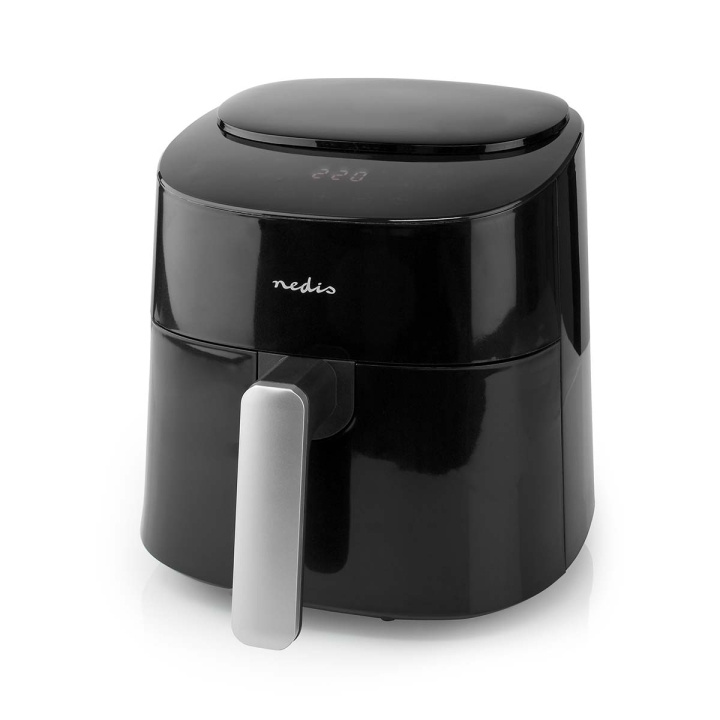Nedis Hot Air Fryer | 4,2 l | Timer: 240 min | Number of preset programs: 8 | Digital | Black in the group HOME, HOUSEHOLD & GARDEN / Household appliances / Airfryers & Fryers at TP E-commerce Nordic AB (C25699)