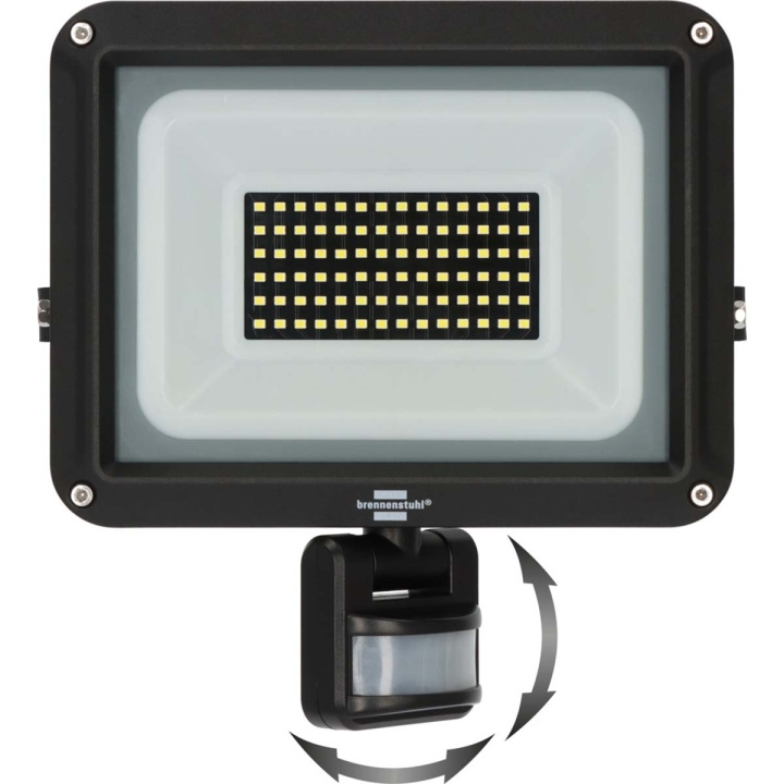 brennenstuhl LED Spotlight JARO 7060 P (LED Floodlight for wall mounting for outdoor IP65, 50W, 5800lm, 6500K, with motion detector) in the group HOME, HOUSEHOLD & GARDEN / Electricity & Lighting / Outdoor lighting / LED-floodlight at TP E-commerce Nordic AB (C25708)