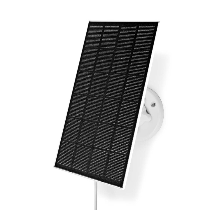 Nedis Solar Panel | 5.3 V DC | 0.5 A | Micro USB | Cable length: 3.00 m | Accessory for: WIFICBO30WT in the group HOME, HOUSEHOLD & GARDEN / Alarm & Security / Security cameras / Digital (Network) / Outdoor cameras at TP E-commerce Nordic AB (C25723)