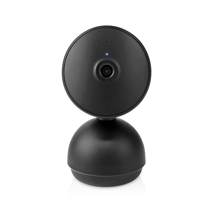 Nedis SmartLife Indoor Camera | Wi-Fi | Full HD 1080p | Pan tilt | Cloud Storage (optional) / microSD (not included) / Onvif | With motion sensor | Night vision | Black in the group HOME, HOUSEHOLD & GARDEN / Alarm & Security / Security cameras / Digital (Network) / Indoor cameras at TP E-commerce Nordic AB (C25724)