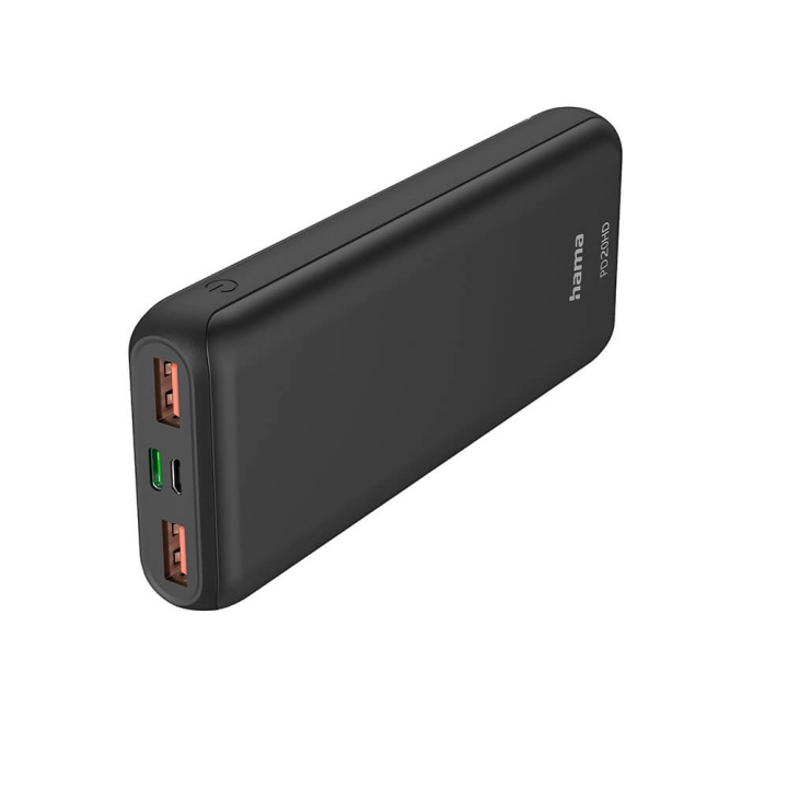 Hama Powerbank PD 20000mAh Anthracite in the group SMARTPHONE & TABLETS / Chargers & Cables / Powerbanks at TP E-commerce Nordic AB (C25742)