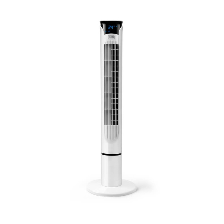 BLACK+DECKER Tower Fan White 102cm in the group HOME, HOUSEHOLD & GARDEN / Fans & Climate products / Tower Fans at TP E-commerce Nordic AB (C25767)
