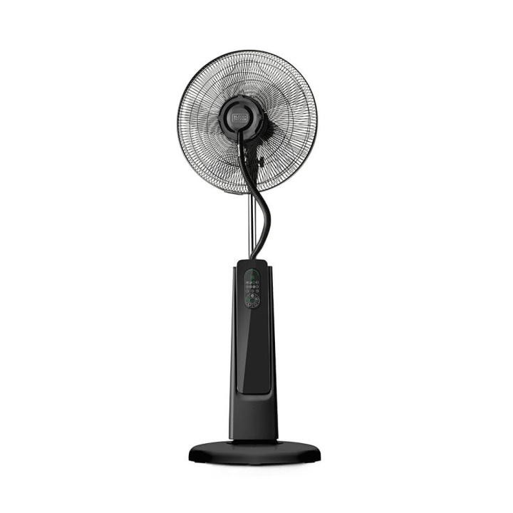 BLACK+DECKER Floor Fan With Cooling Mist Black in the group HOME, HOUSEHOLD & GARDEN / Fans & Climate products / Floor standing fans at TP E-commerce Nordic AB (C25769)
