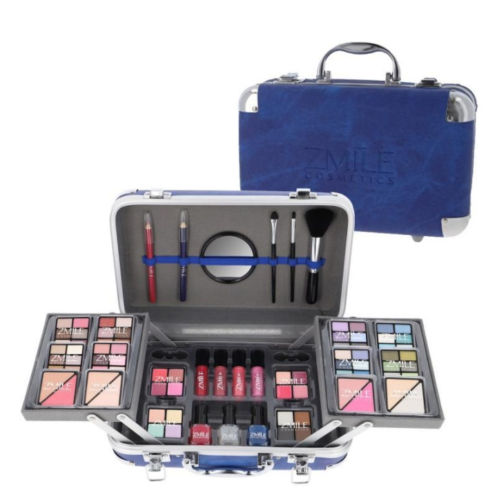 Zmile Cosmetics Makeup Box Traveller Blue Vegan in the group BEAUTY & HEALTH / Makeup / Tools & Make up set / Makeup set at TP E-commerce Nordic AB (C25941)