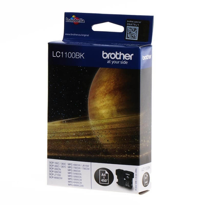 Brother Ink LC1100BK LC-1100 Black in the group COMPUTERS & PERIPHERALS / Printers & Accessories / Ink & Toner / Ink cartridges / Brother at TP E-commerce Nordic AB (C26007)