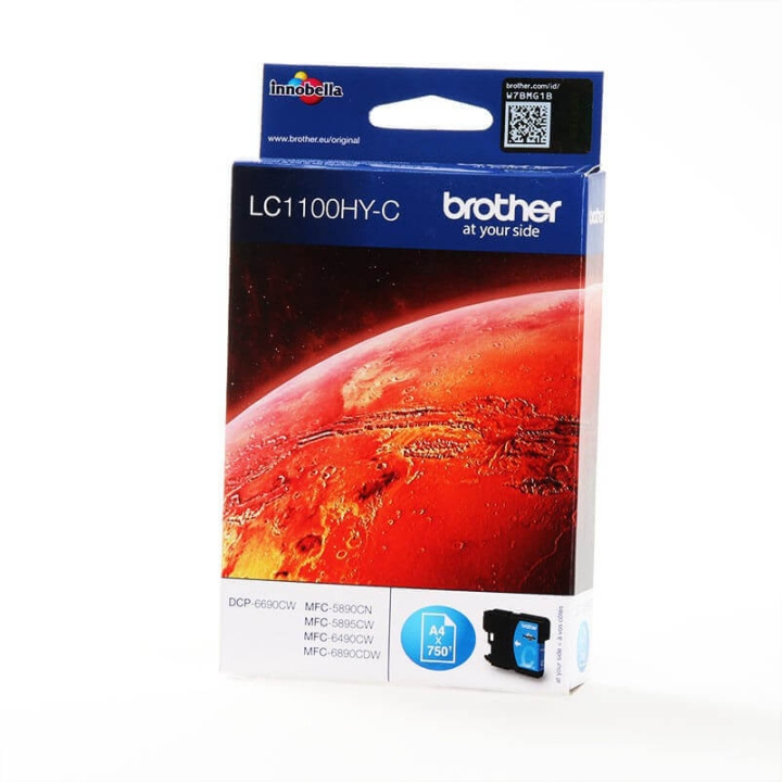 Brother Ink LC1100HYC LC-1100HY Cyan in the group COMPUTERS & PERIPHERALS / Printers & Accessories / Ink & Toner / Toner / Brother at TP E-commerce Nordic AB (C26011)