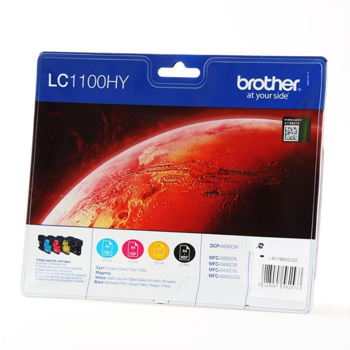 Brother Ink LC1100HYVALBPDR LC-1100HY Multipack in the group COMPUTERS & PERIPHERALS / Printers & Accessories / Ink & Toner / Toner / Brother at TP E-commerce Nordic AB (C26014)