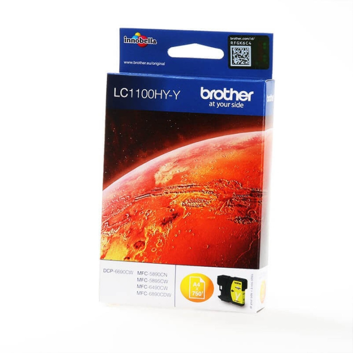 Brother Ink LC1100HYY LC-1100HY Yellow in the group COMPUTERS & PERIPHERALS / Printers & Accessories / Ink & Toner / Toner / Brother at TP E-commerce Nordic AB (C26015)