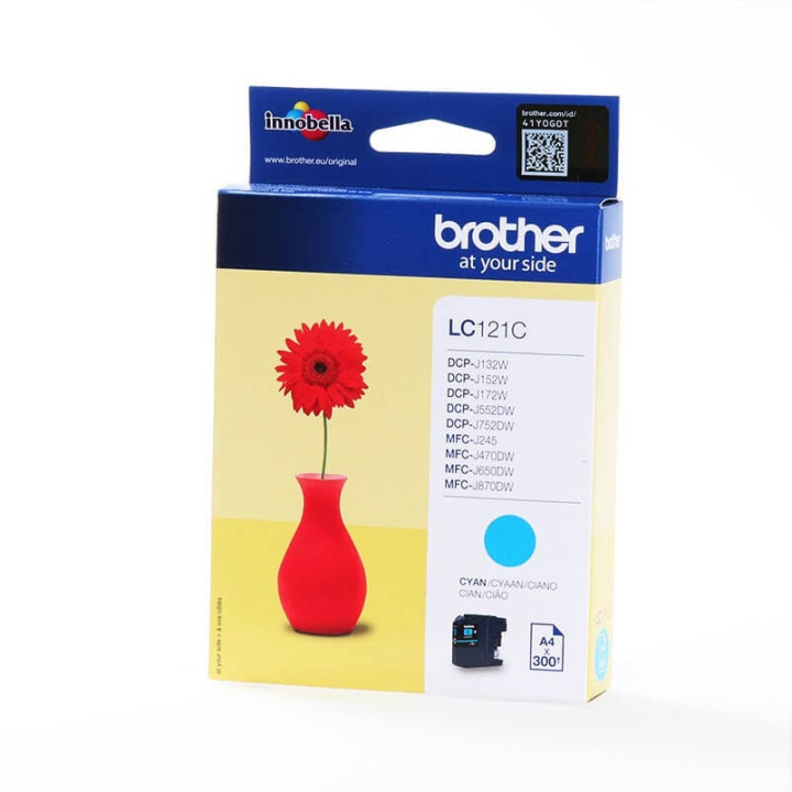 Brother Ink LC121C LC-121 Cyan in the group COMPUTERS & PERIPHERALS / Printers & Accessories / Ink & Toner / Toner / Brother at TP E-commerce Nordic AB (C26020)