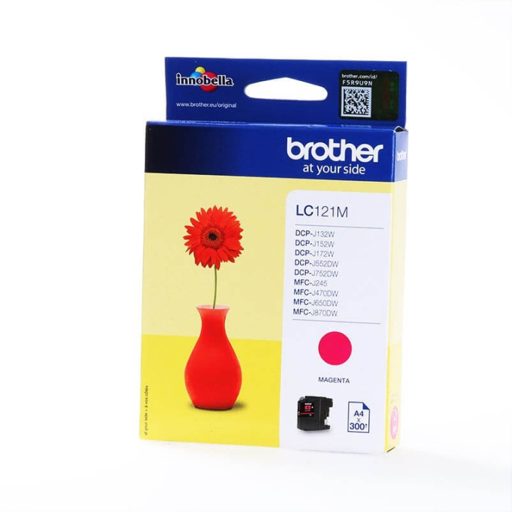 Brother Ink LC121M LC-121 Magenta in the group COMPUTERS & PERIPHERALS / Printers & Accessories / Ink & Toner / Toner / Brother at TP E-commerce Nordic AB (C26021)