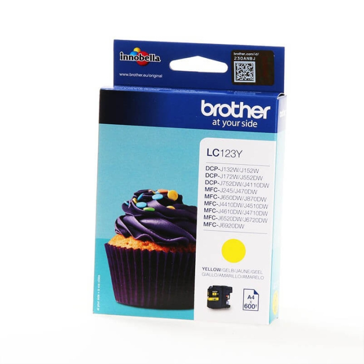 Brother Ink LC123Y LC-123 Yellow in the group COMPUTERS & PERIPHERALS / Printers & Accessories / Ink & Toner / Toner / Brother at TP E-commerce Nordic AB (C26035)